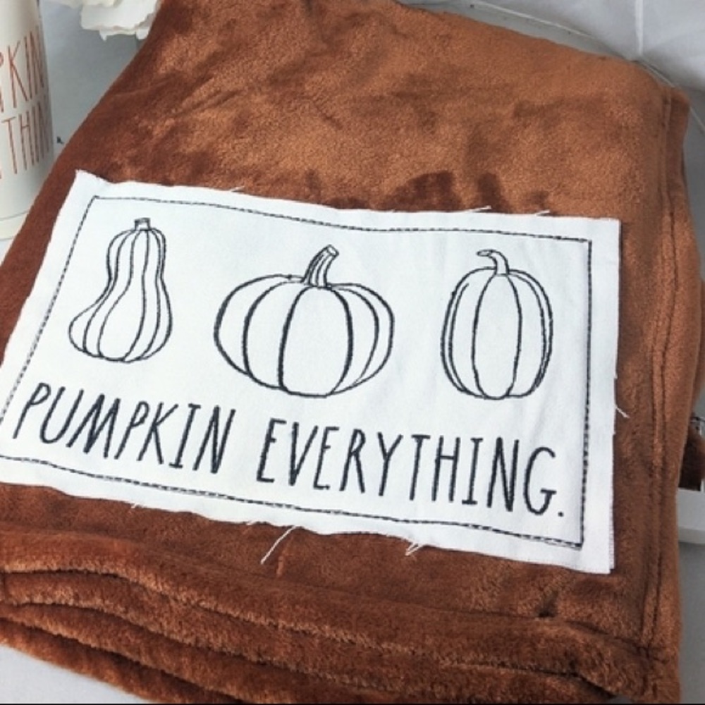 Pumpkin Everything Rae Dunn Blankets